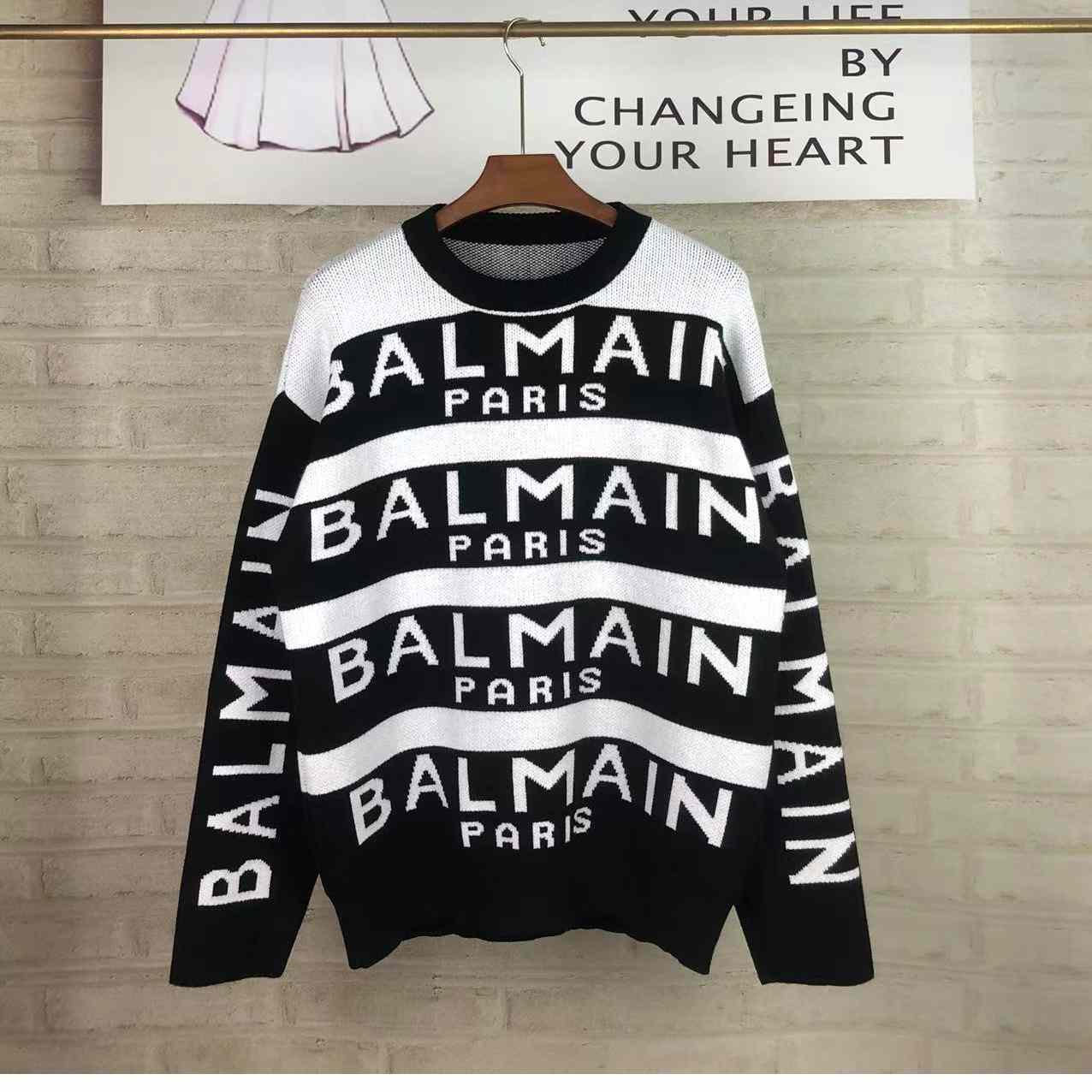 Balmain Wool-blend Crew-neck Sweater - DopestKickz