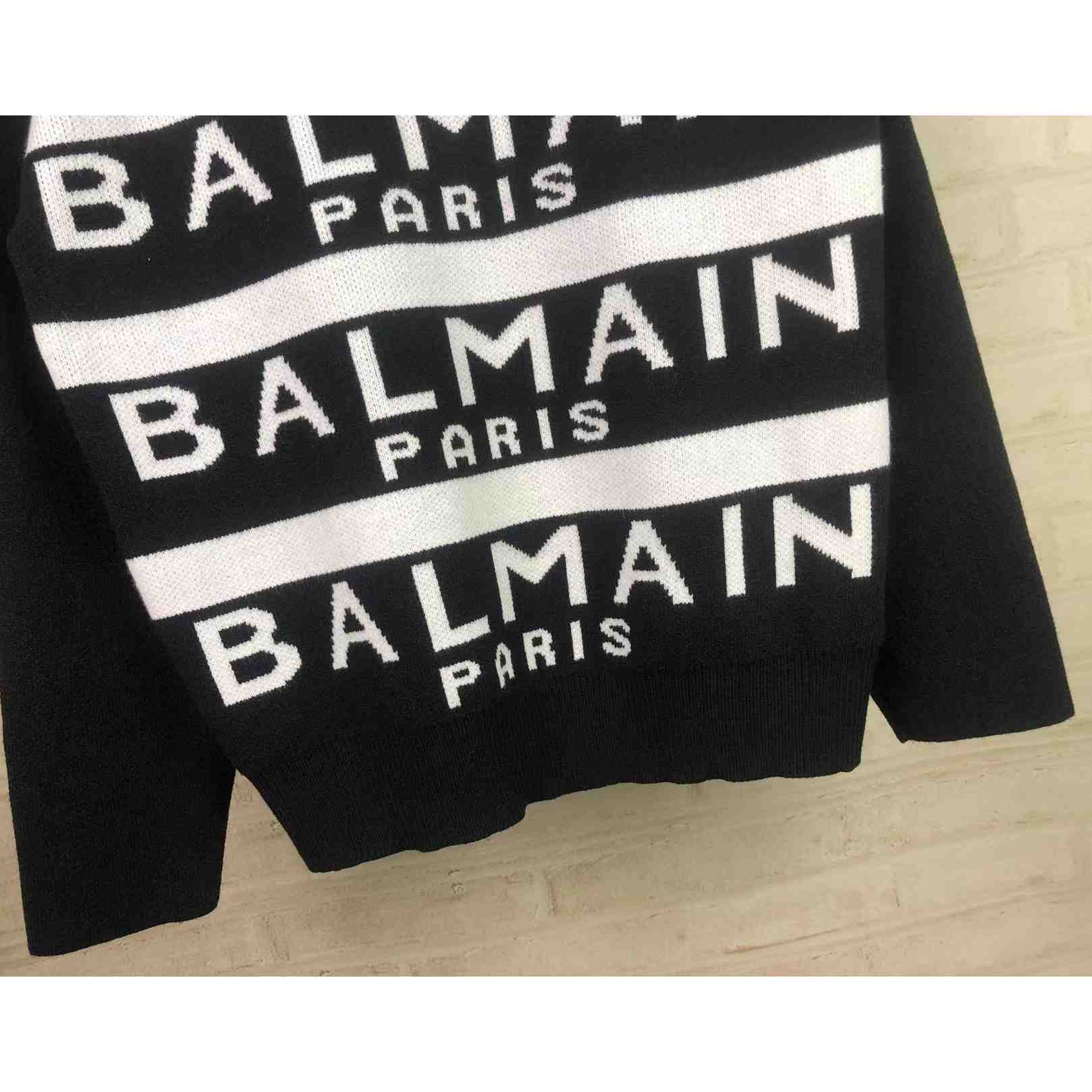 Balmain Wool-blend Crew-neck Sweater - DopestKickz