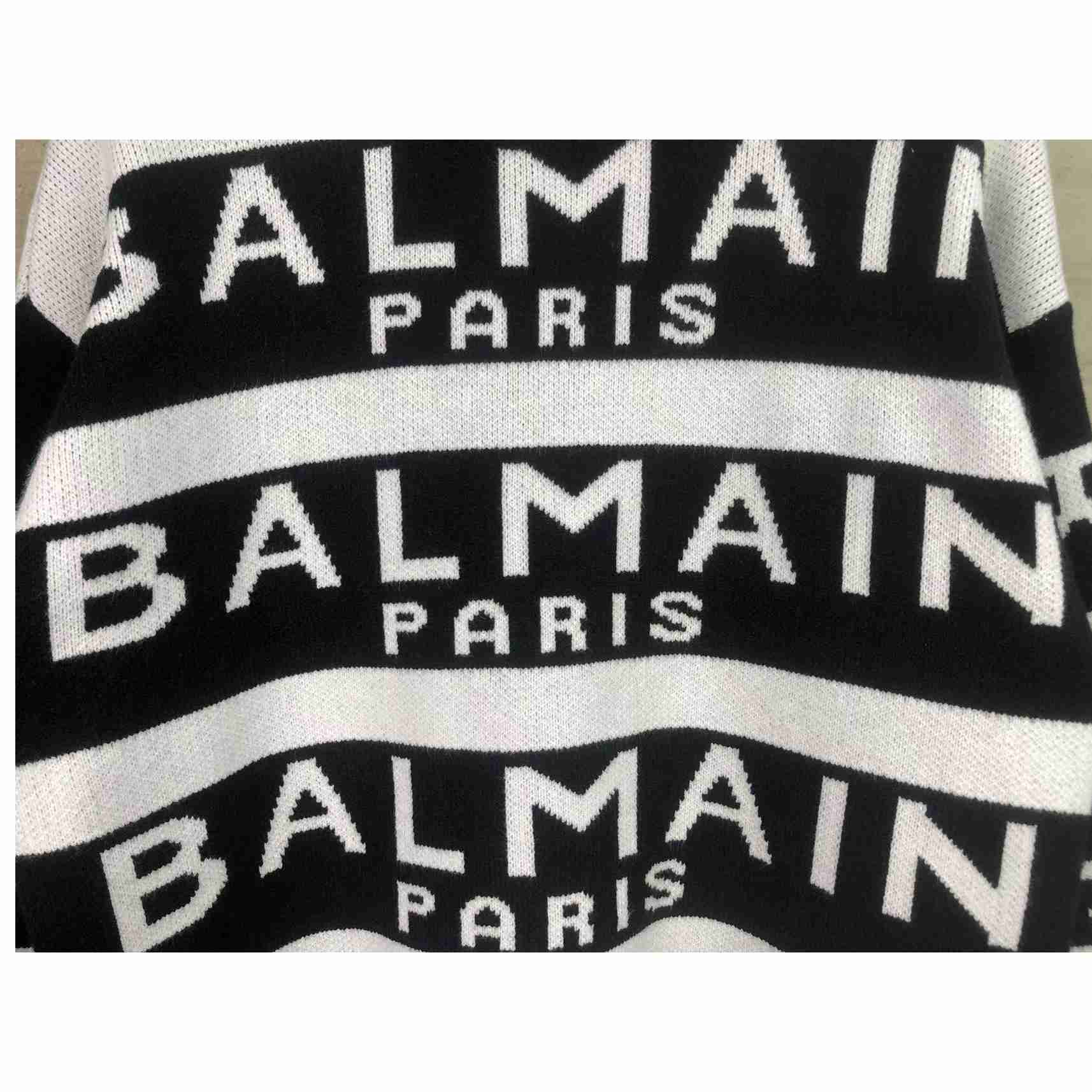 Balmain Wool-blend Crew-neck Sweater - DopestKickz