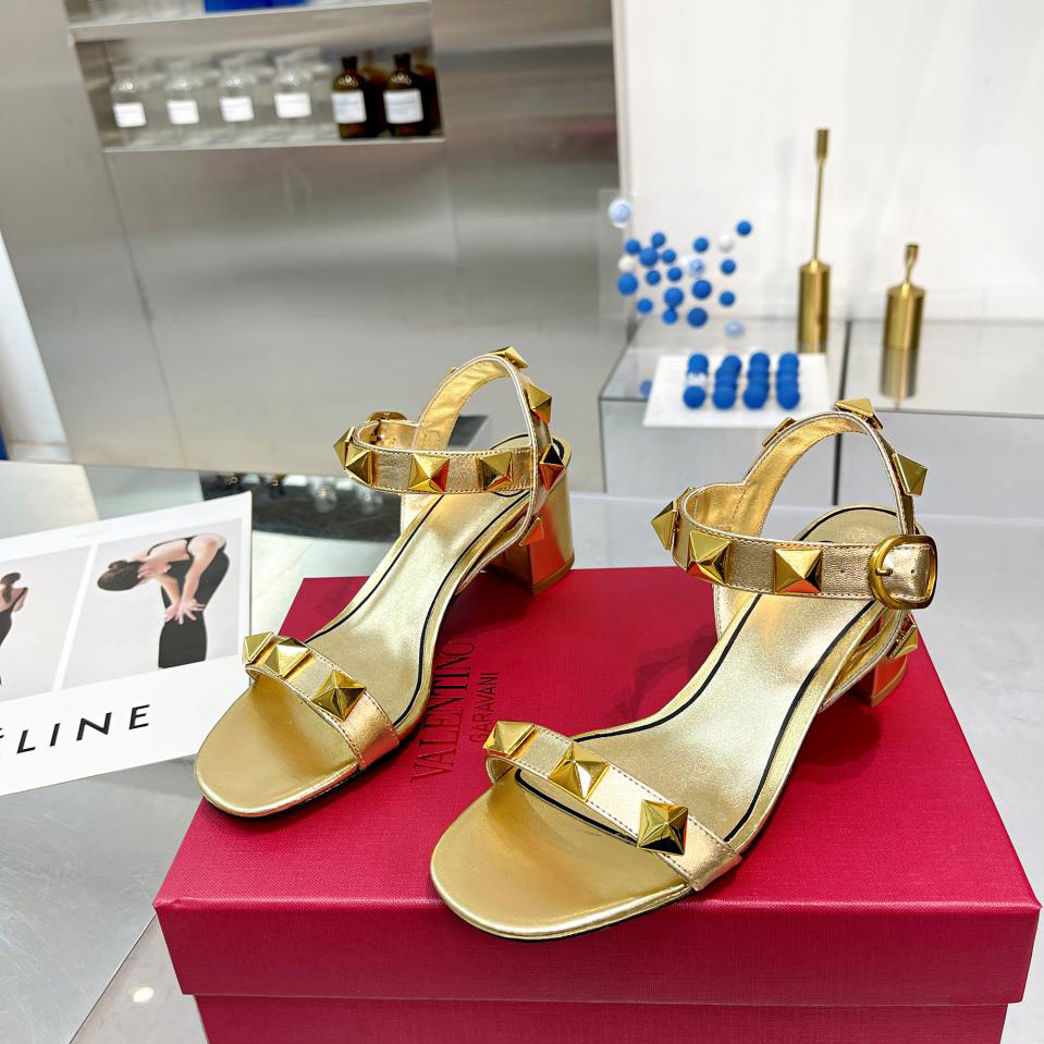 Valenti  Roman Stud Calfskin Sandal   60mm - DopestKickz