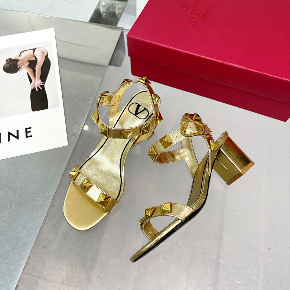 Valenti  Roman Stud Calfskin Sandal   60mm - DopestKickz