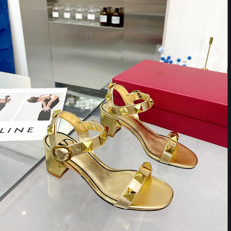 Valenti  Roman Stud Calfskin Sandal   60mm - DopestKickz
