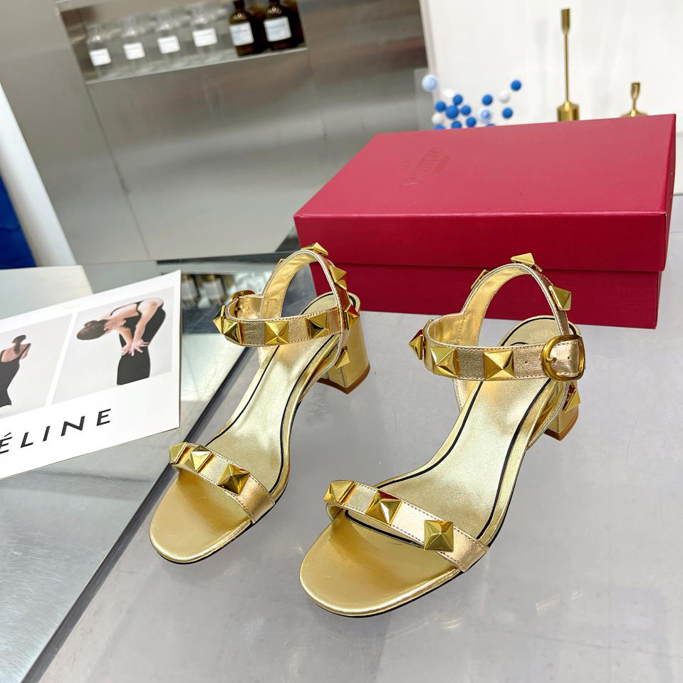 Valenti  Roman Stud Calfskin Sandal   60mm - DopestKickz