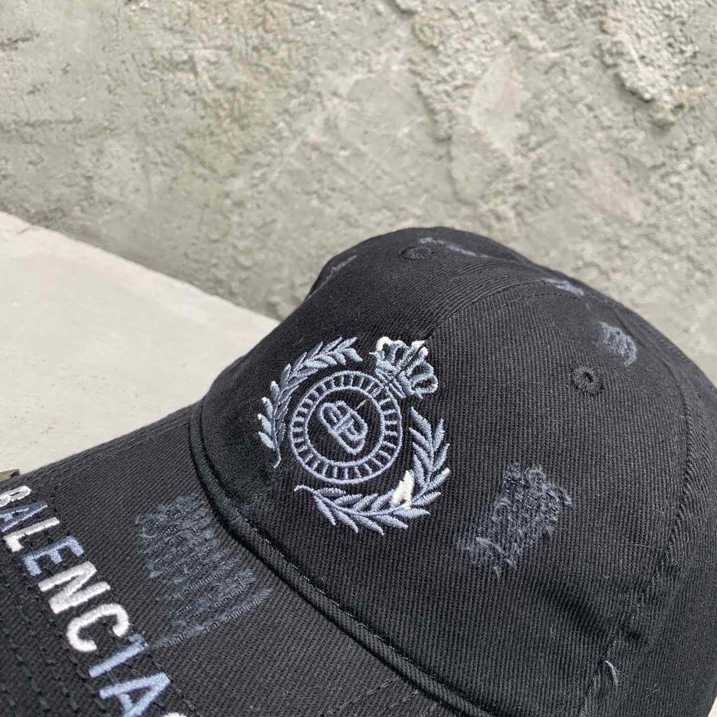 Balenciaga Cap Destroyed Piercing - DopestKickz