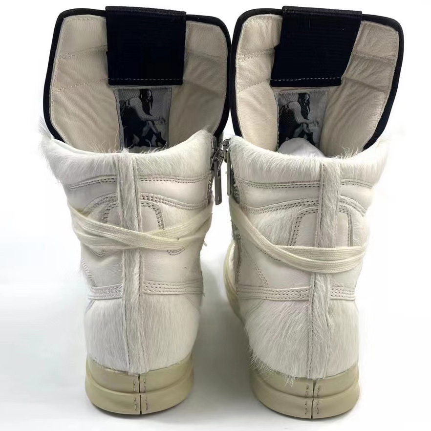 Rick Owens Dunks High-Top Sneakers - DopestKickz