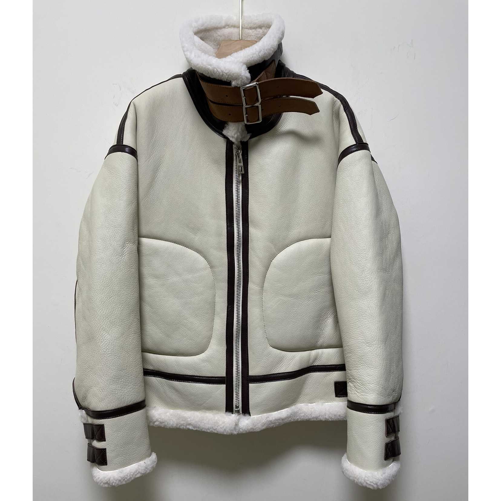 Loewe Aviator Jacket In Shearling - DopestKickz