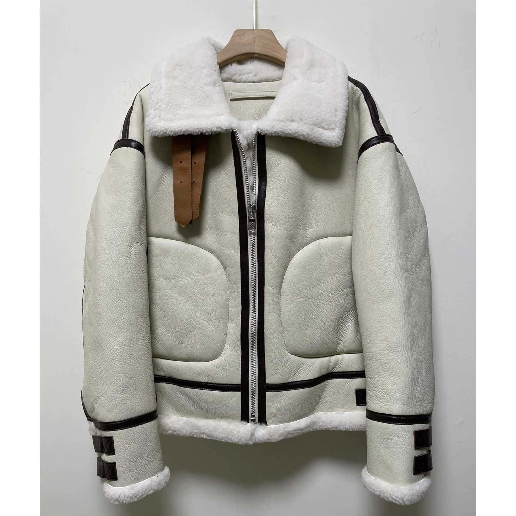 Loewe Aviator Jacket In Shearling - DopestKickz