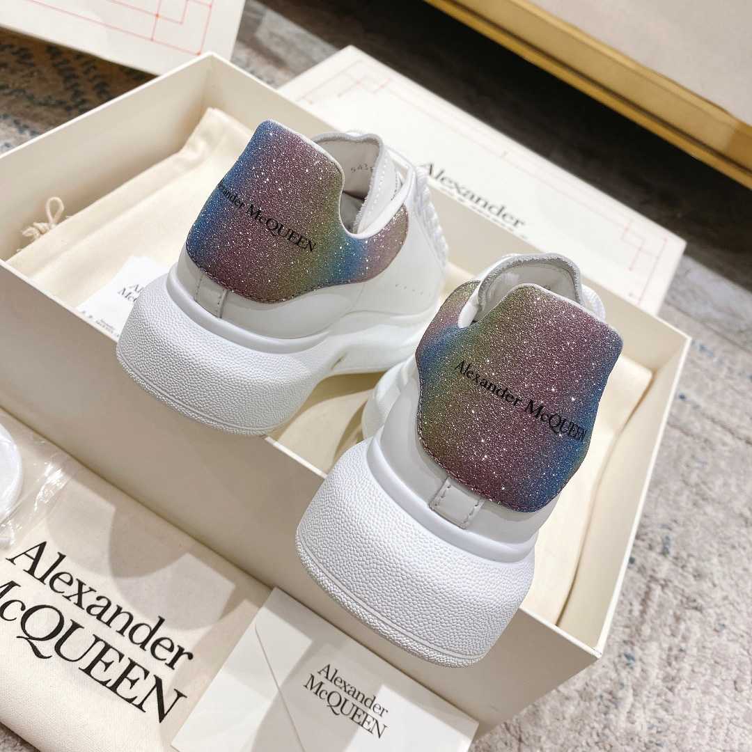 Alexander Mqueen Oversized Sneaker In White - DopestKickz