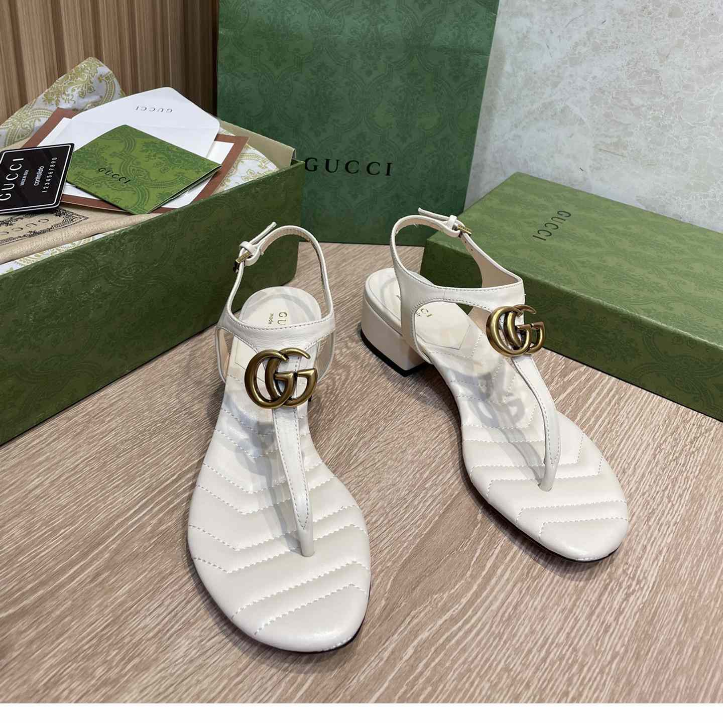 Gucci Women's Double G Sandal - DopestKickz