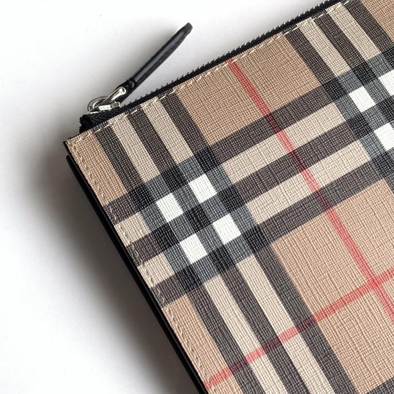 Burberry Vintage Check Canvas Zip Pouch(30cm*19.5cm) - DopestKickz