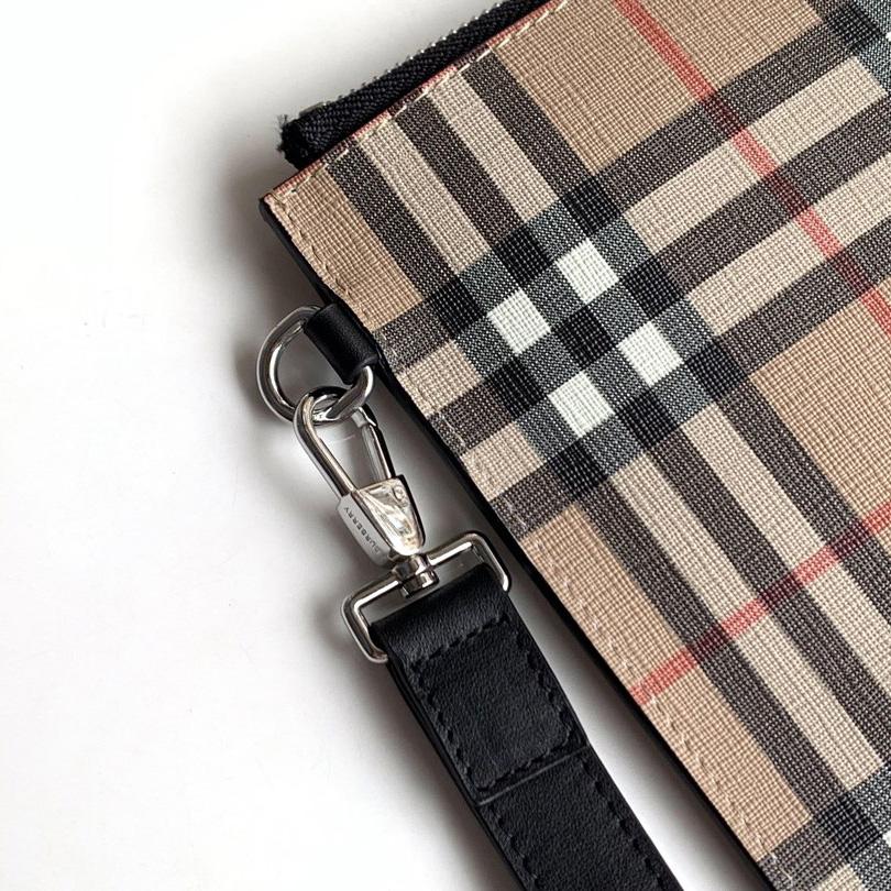 Burberry Vintage Check Canvas Zip Pouch(30cm*19.5cm) - DopestKickz