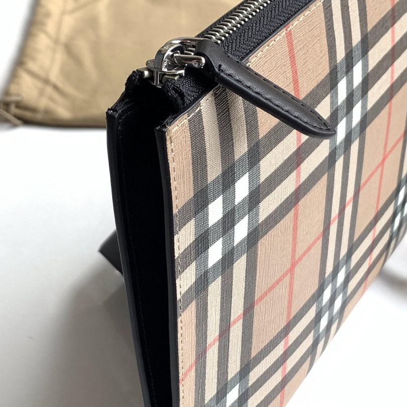 Burberry Vintage Check Canvas Zip Pouch(30cm*19.5cm) - DopestKickz