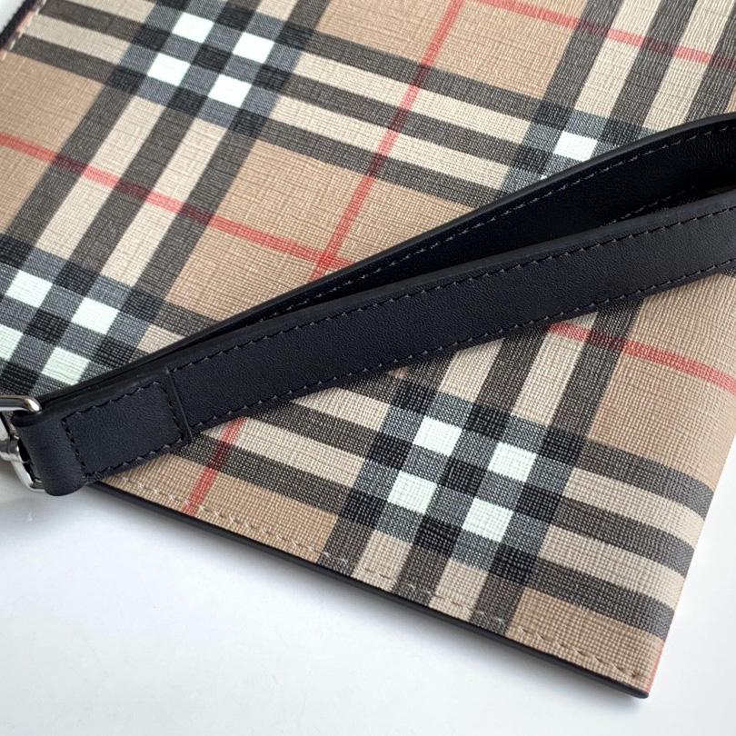 Burberry Vintage Check Canvas Zip Pouch(30cm*19.5cm) - DopestKickz