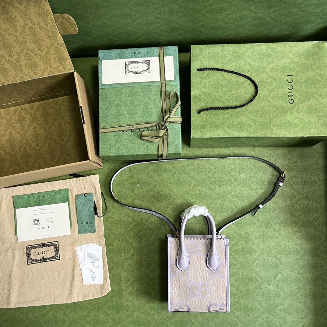 Gucci Jumbo GG Mini Tote Bag - DopestKickz