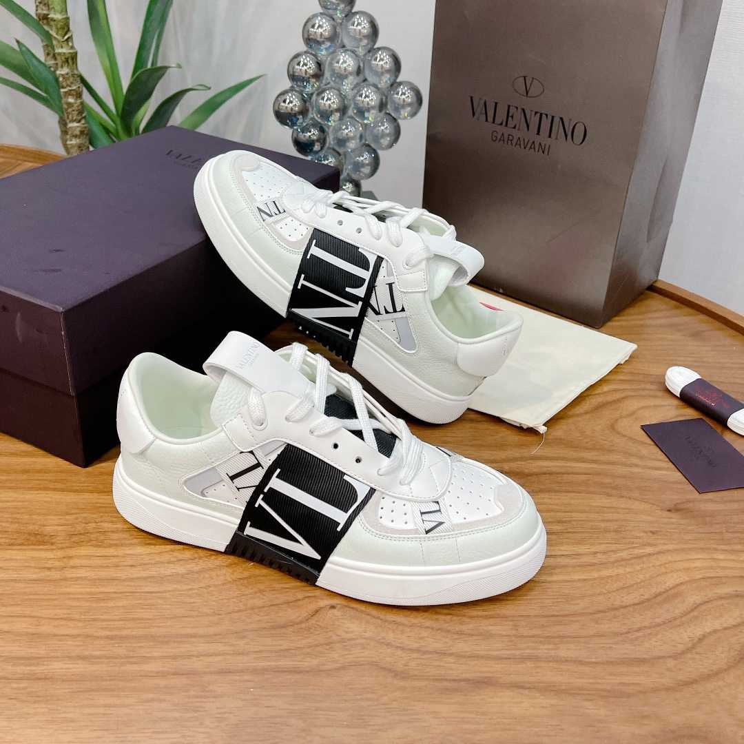 Valenti Low-top Calfskin VL7N Sneaker With Bands - DopestKickz