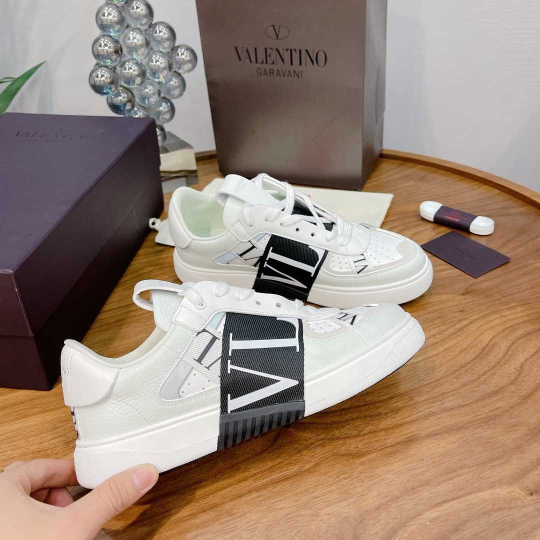 Valenti Low-top Calfskin VL7N Sneaker With Bands - DopestKickz