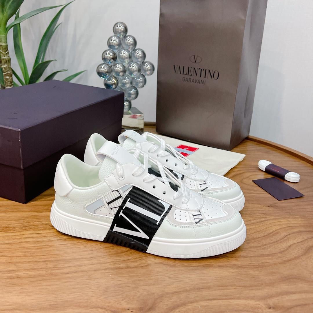 Valenti Low-top Calfskin VL7N Sneaker With Bands - DopestKickz