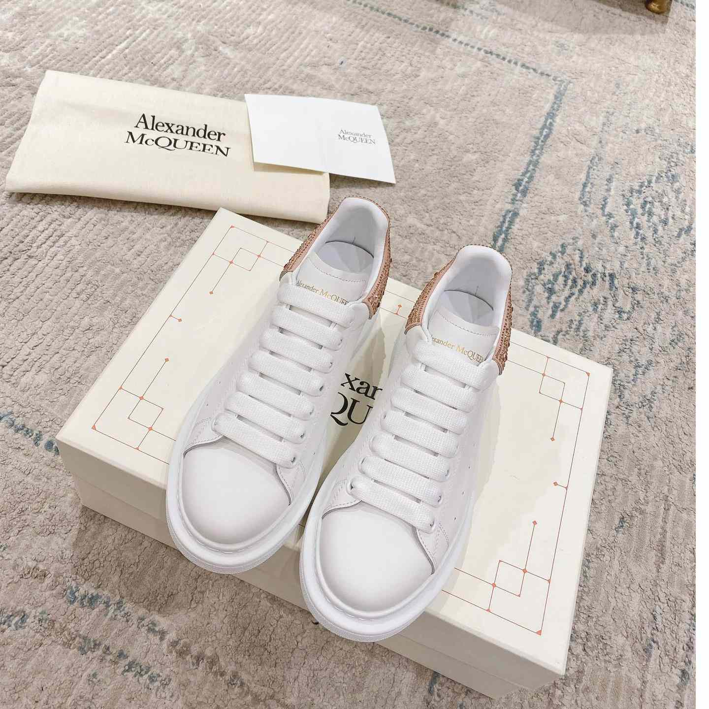 Alexander Mqueen Oversized Sneaker In White - DopestKickz