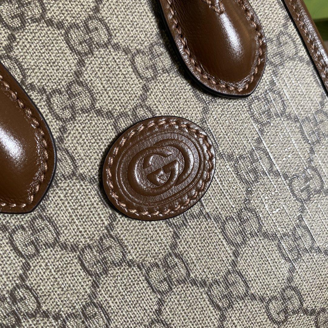 Gucci Mini Tote Bag With Interlocking G(16*20*7cm) - DopestKickz