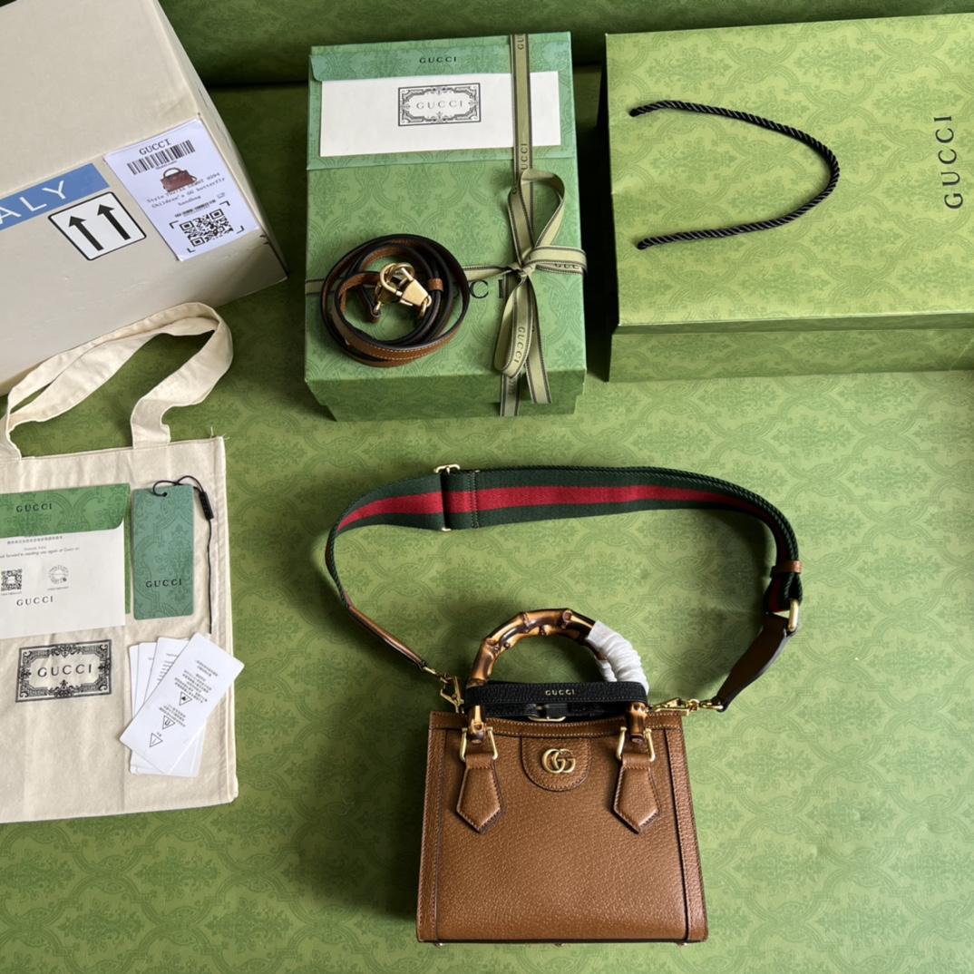 Gucci Diana Mini Tote Bag(20*16*10cm) - DopestKickz