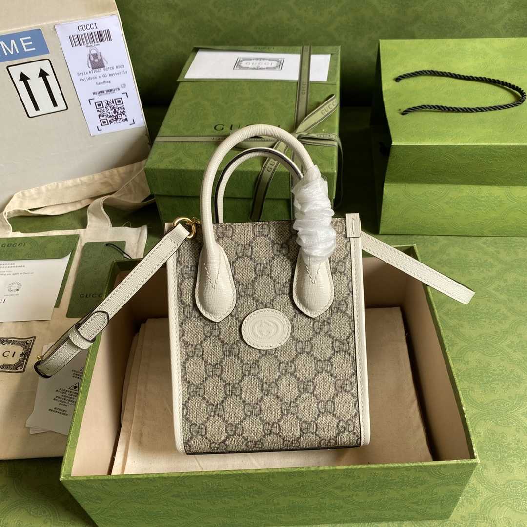 Gucci Mini Tote Bag With Interlocking G(16*20*7cm) - DopestKickz
