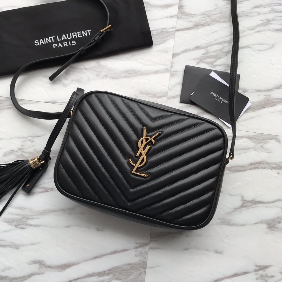 Saint Laurent Lou Matelassé Leather Camera Bag(23x16x6cm) - DopestKickz