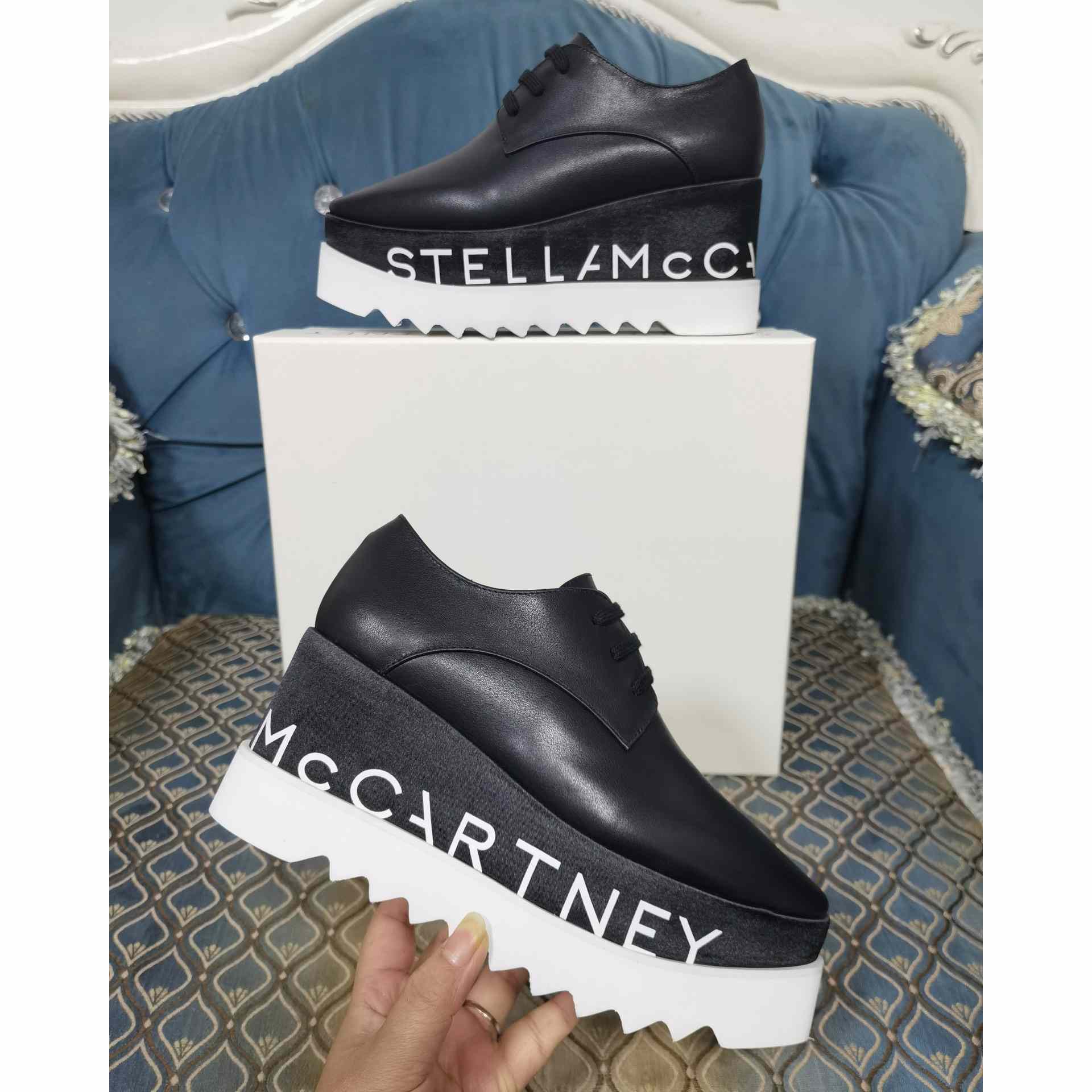 Stella Mccartney Elyse Logo Platform Shoes - DopestKickz