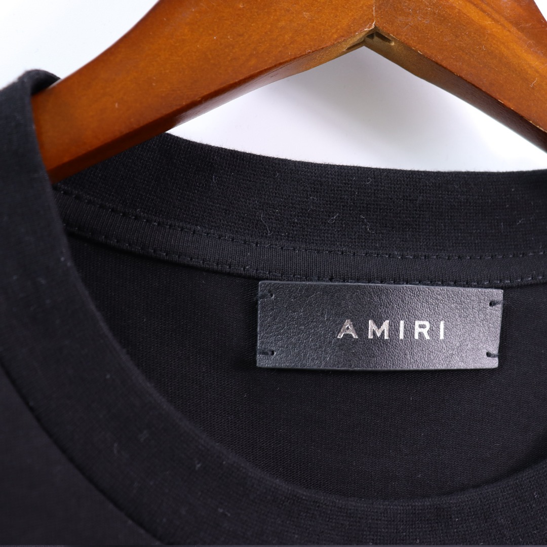 Amiri Pegasus Script Logo Tee - DopestKickz