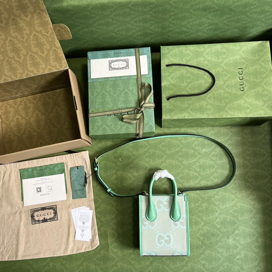 Gucci Jumbo GG Mini Tote Bag - DopestKickz