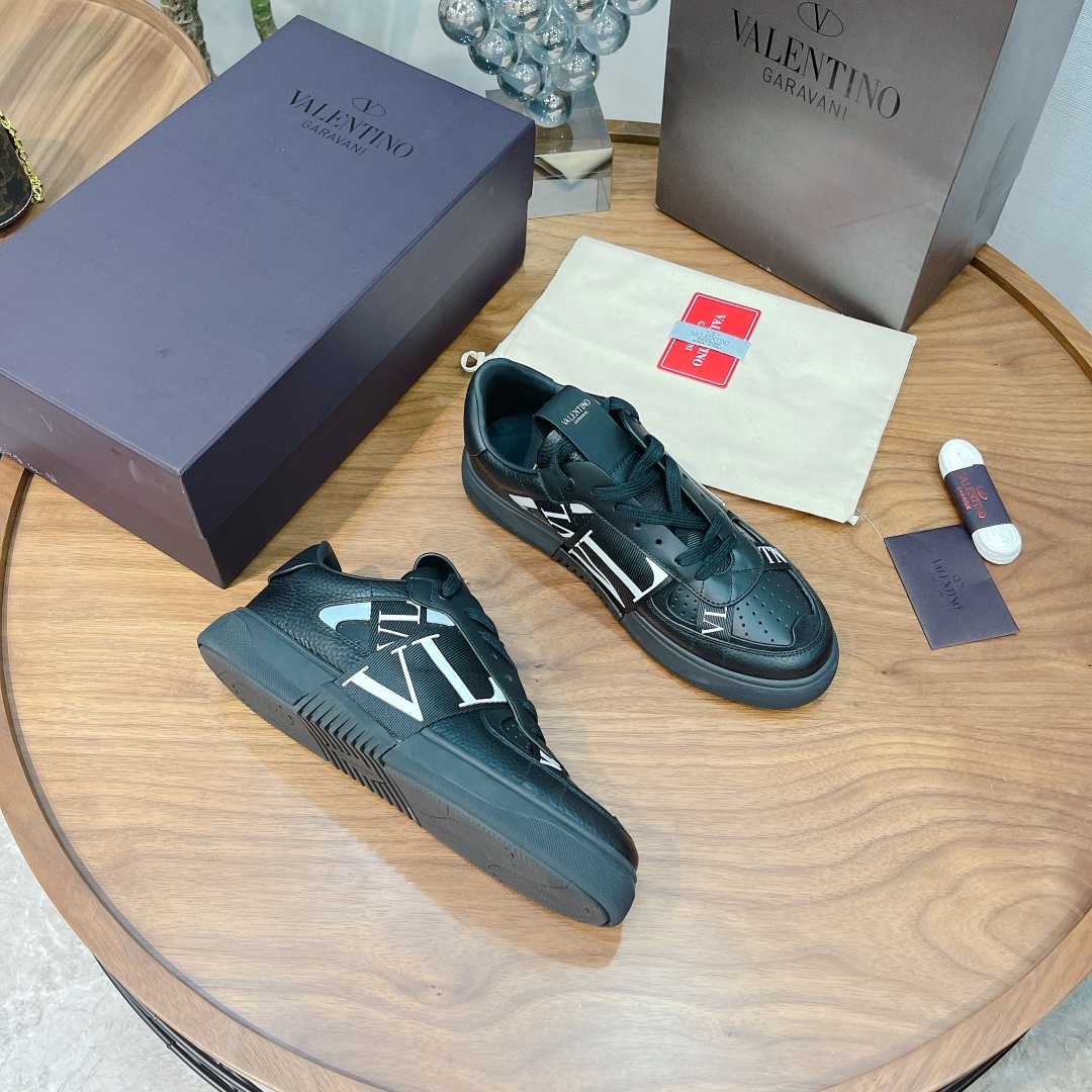 Valenti Low-top Calfskin VL7N Sneaker With Bands - DopestKickz
