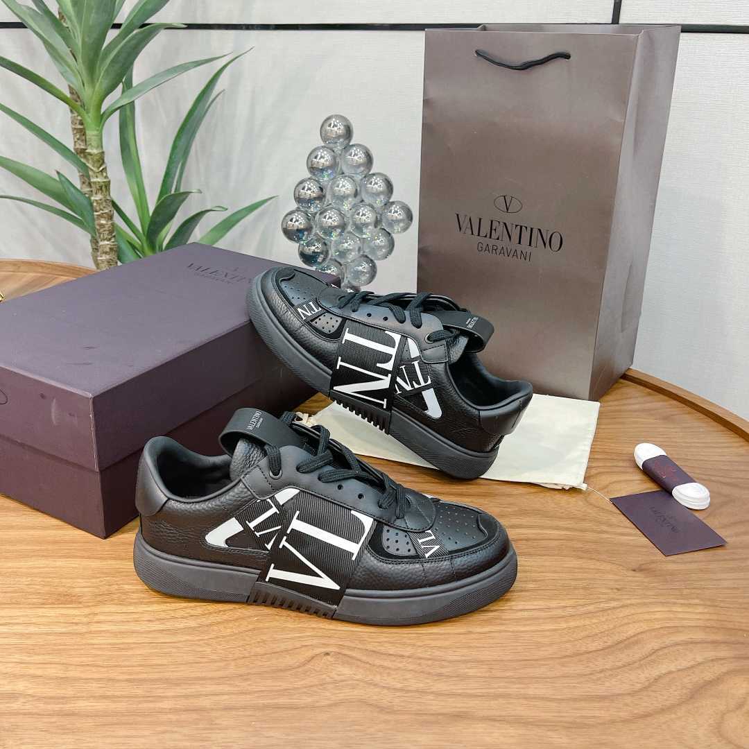 Valenti Low-top Calfskin VL7N Sneaker With Bands - DopestKickz