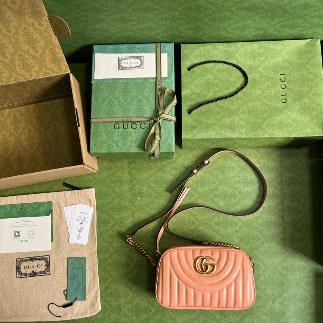 Gucci GG Marmont Shoulder Bag(24*13*7cm) - DopestKickz
