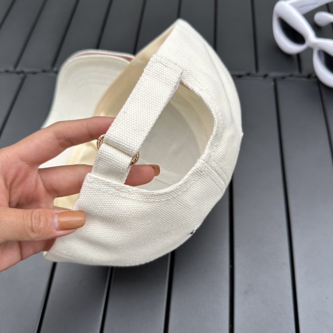 Fendi Lunar New Year Capsule White Fabric Cap - DopestKickz