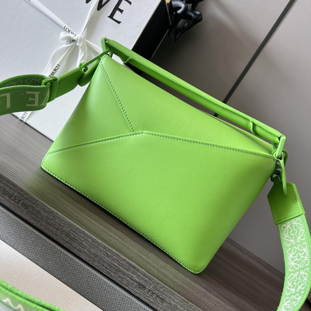 Loewe Small Puzzle Edge Bag In Satin Calfskin - DopestKickz