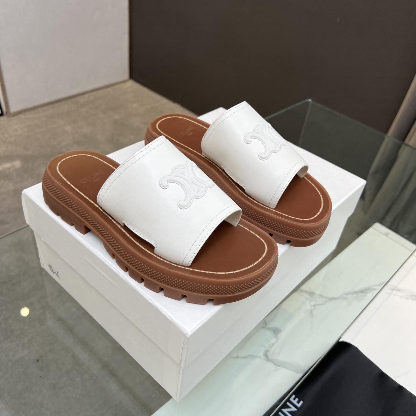 Celine Clea Triomphe Slide In Vegetable - DopestKickz