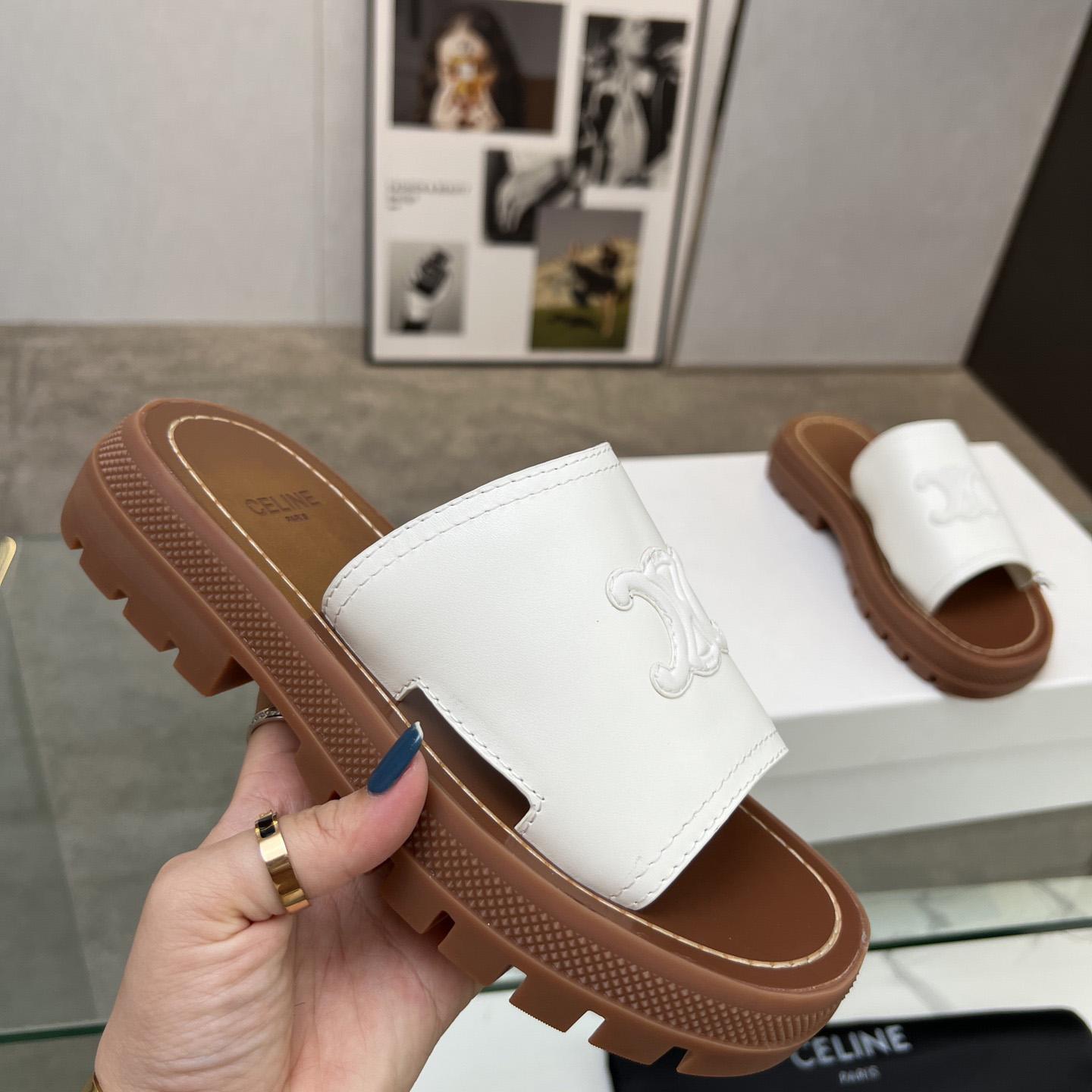 Celine Clea Triomphe Slide In Vegetable - DopestKickz