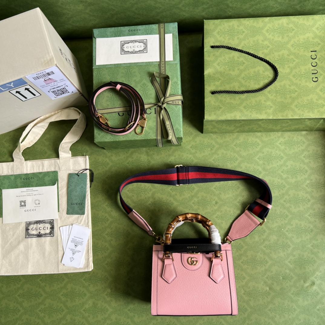 Gucci Diana Mini Tote Bag(20*16*10cm) - DopestKickz