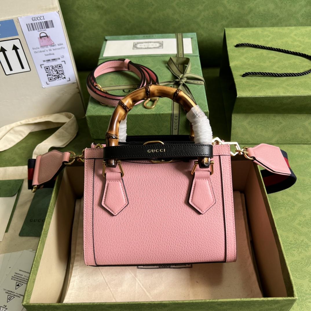 Gucci Diana Mini Tote Bag(20*16*10cm) - DopestKickz