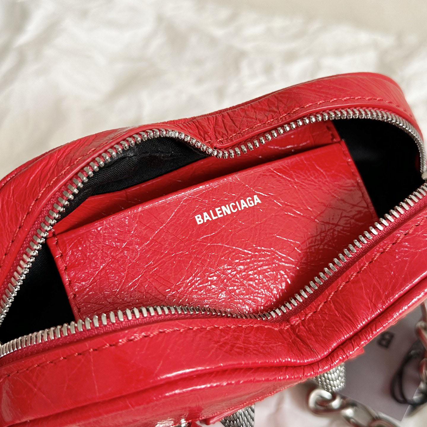 Balenciaga Le Cagole Heart Mini Bag In Red (16-12.7-4.5cm) - DopestKickz