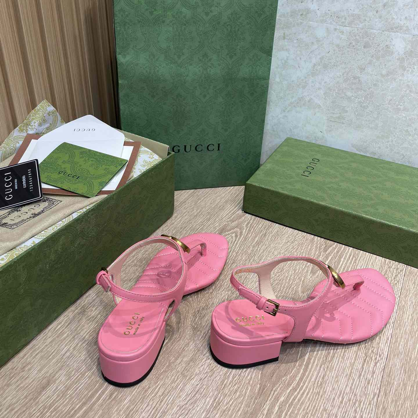Gucci Women's Double G Sandal - DopestKickz