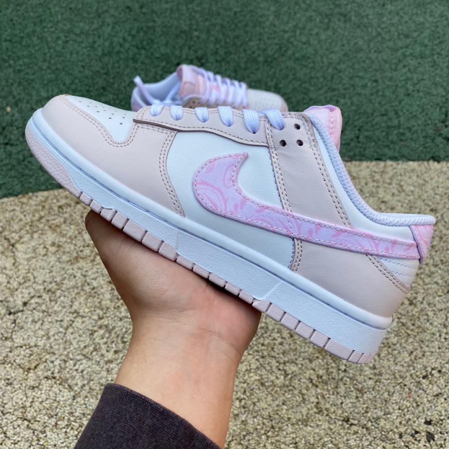Nike Dunk Low Pink Paisley Sneaker       FD1449-100 - DopestKickz