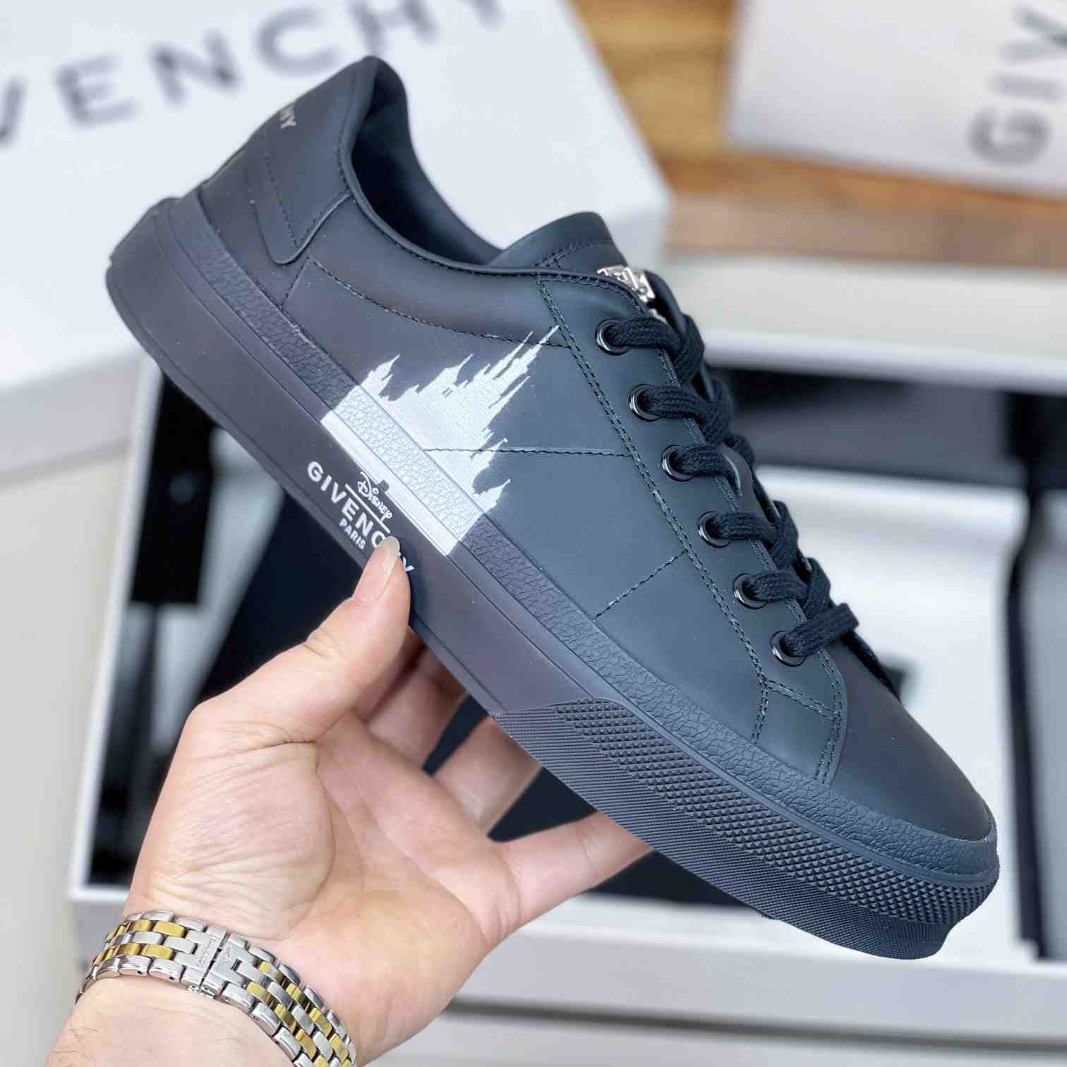 Givenchy City Sport Castle Sneakers In Leather - DopestKickz