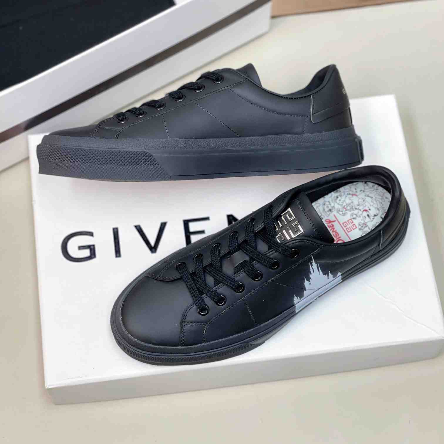 Givenchy City Sport Castle Sneakers In Leather - DopestKickz