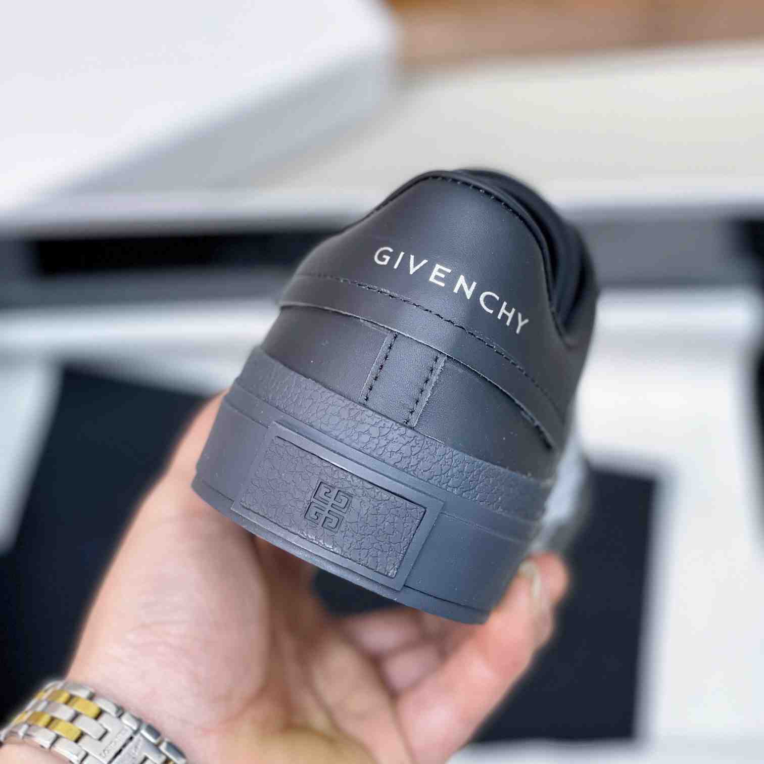 Givenchy City Sport Castle Sneakers In Leather - DopestKickz