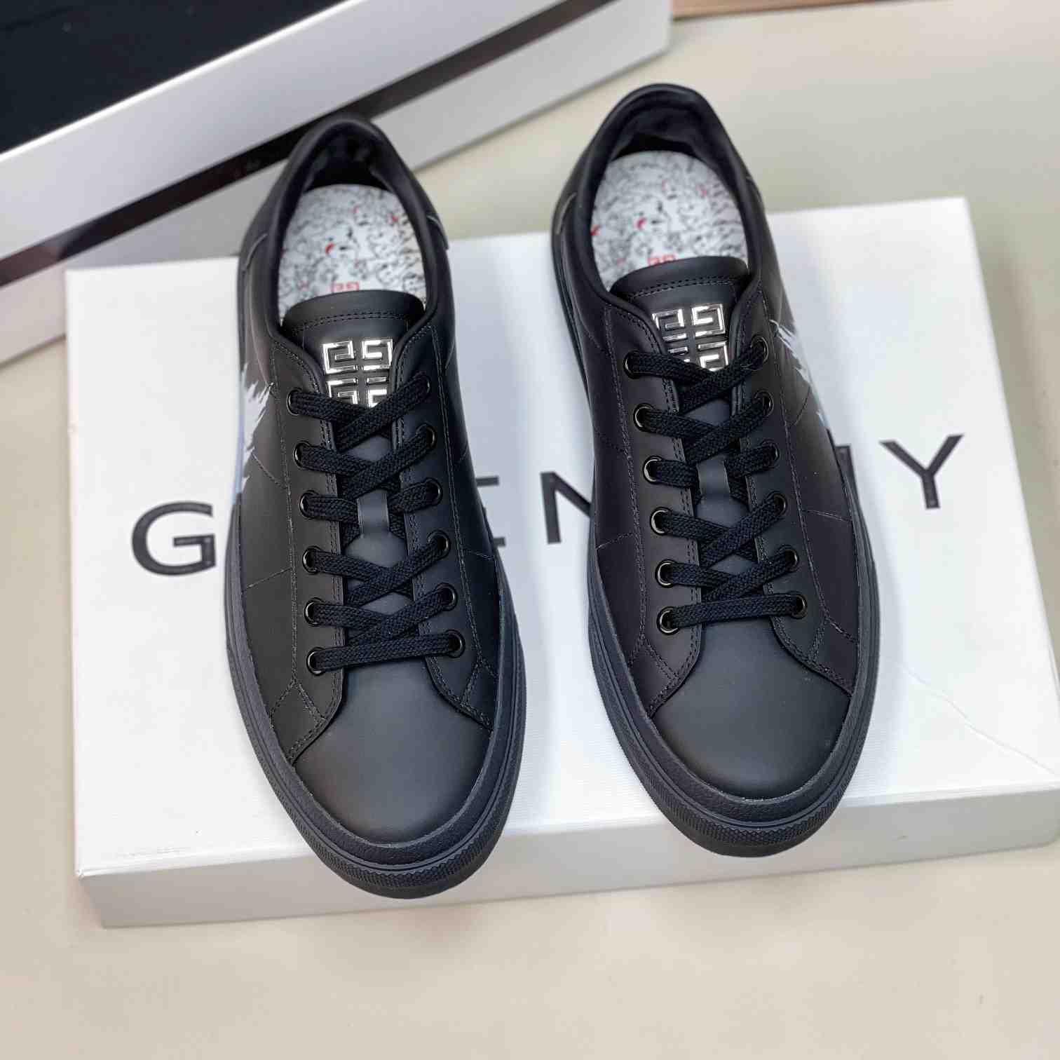 Givenchy City Sport Castle Sneakers In Leather - DopestKickz