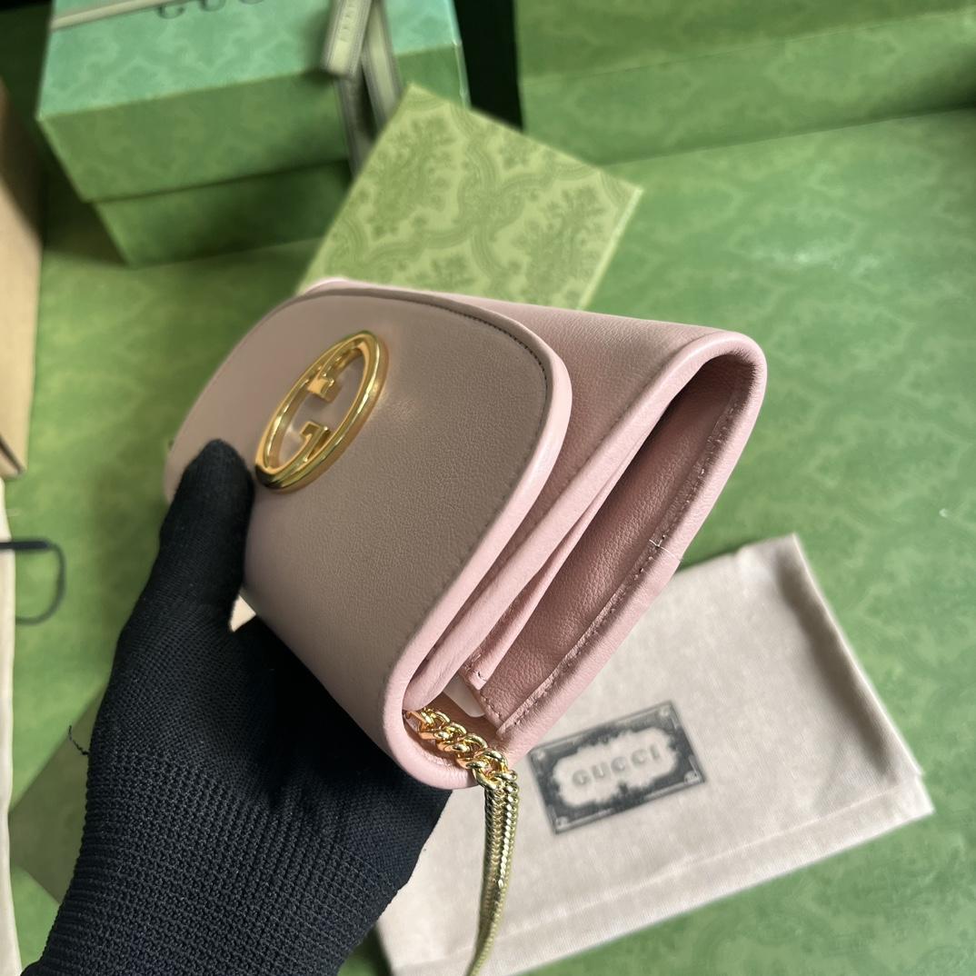 Gucci Blondie Continental Chain Wallet(21x10.5cm) - DopestKickz