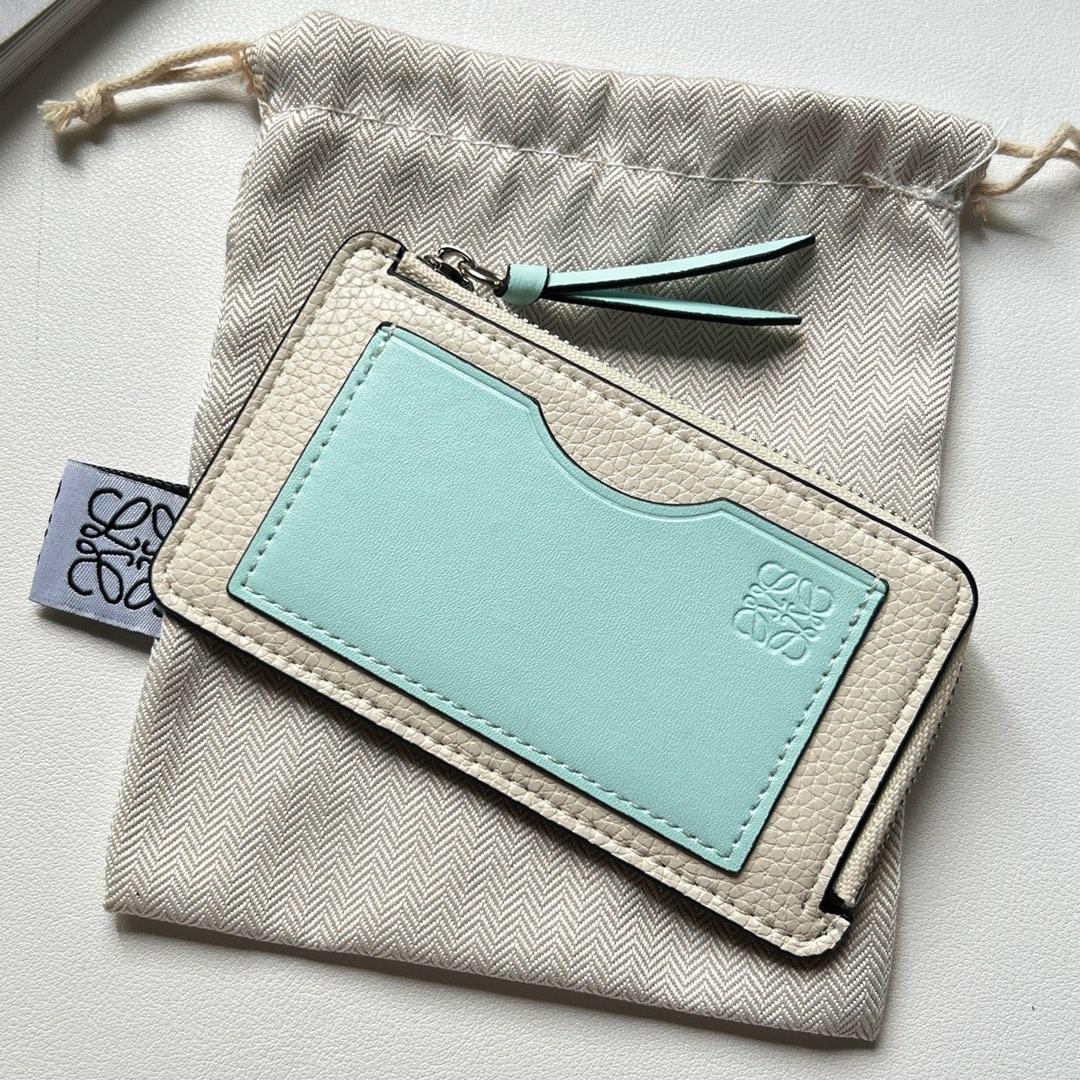 Loewe Coin Cardholder In Soft Grained Calfskin - DopestKickz