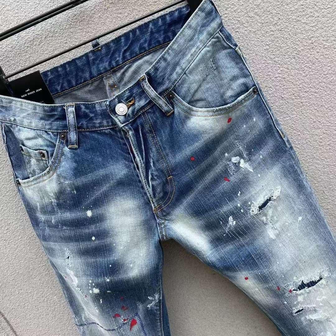Dsquared2 Logo-embroidered Slim-cut Jeans   DSQ106 - DopestKickz