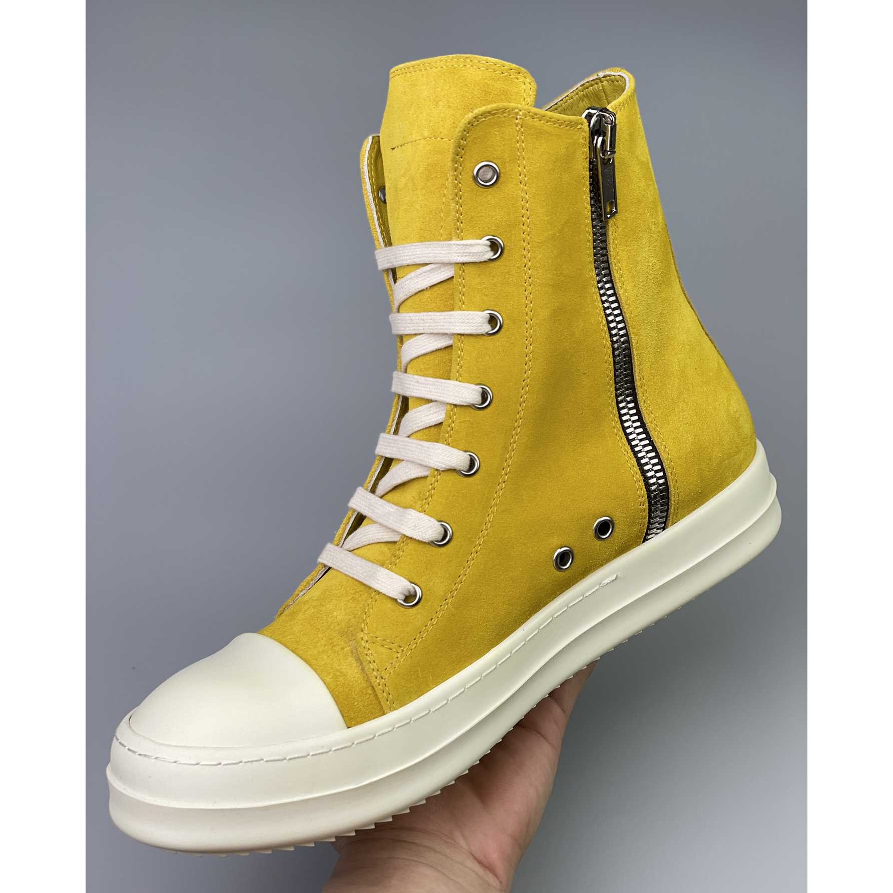 Rick Owens Strobe High-Top Sneakers - DopestKickz