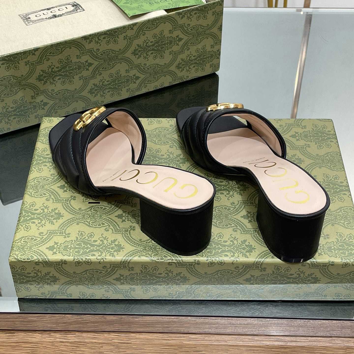 Gucci Women's Double G Slide Sandal - DopestKickz